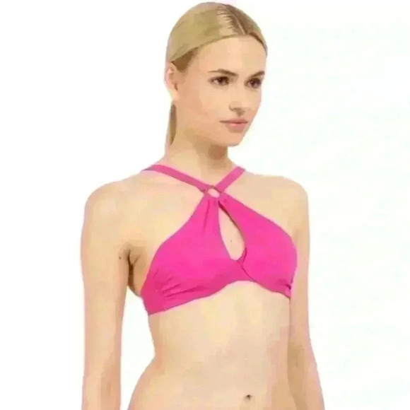 NWT L'Agent by Agent Provocateur X Monica & Penelope Cruz Sz S Adriana Pink Top - Picture 8 of 10